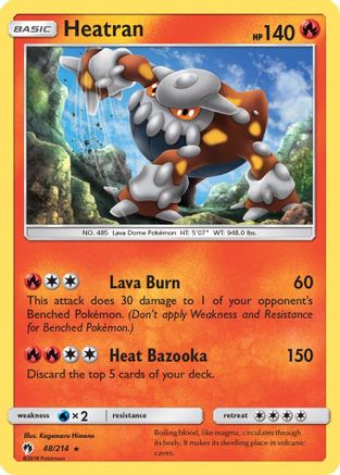 Heatran (048) - SLT  - Holo Rare - Holofoil