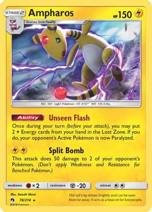 Ampharos (078/214) - SLT  - Holo Rare - Holofoil