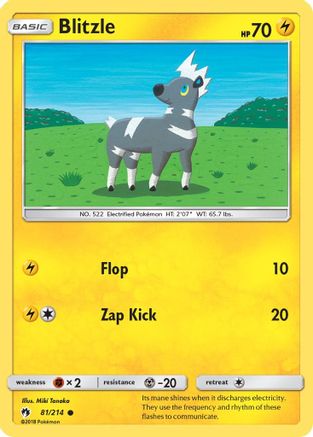 Blitzle (081) - SLT  - Common - Reverse Holofoil