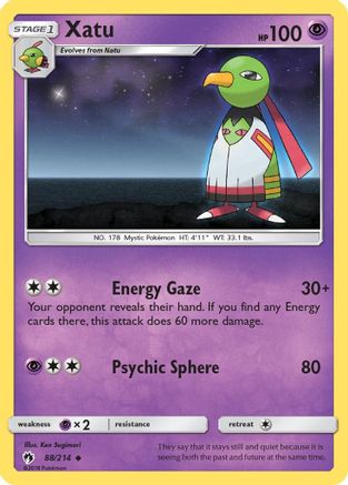 Xatu (088) - SLT  - Uncommon - Reverse Holofoil