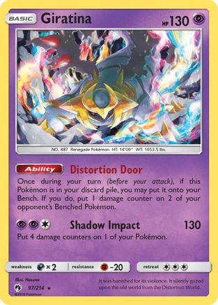 Giratina (097/214) - SLT  - Holo Rare - Reverse Holofoil