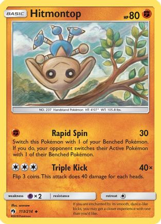 Hitmontop (113/214) - SLT  - Uncommon