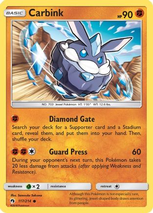 Carbink (117) (117) - SLT  - Common - Reverse Holofoil