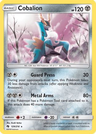 Cobalion (129) - SLT  - Holo Rare - Holofoil