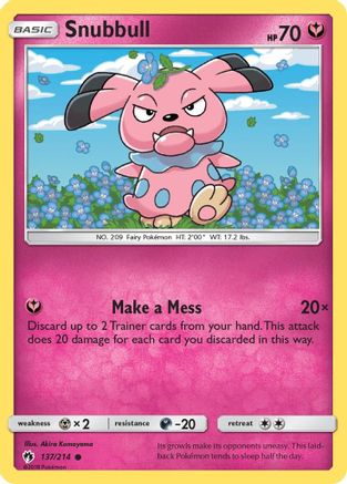 Snubbull (137/214) - SLT  - Common - Reverse Holofoil