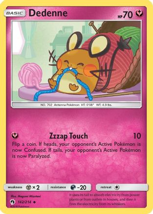 Dedenne (142) (142/214) - SLT  - Uncommon - Reverse Holofoil