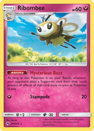 Ribombee (146/214) - SLT  - Rare - Reverse Holofoil