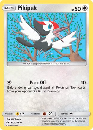Pikipek (163) (163) - SLT  - Common - Reverse Holofoil