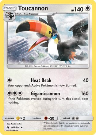 Toucannon (166/214) - SLT  - Rare