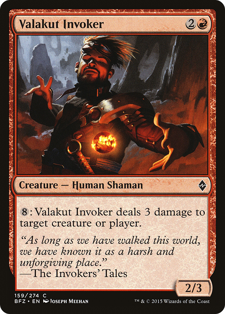 Valakut Invoker (BFZ-159) - common - Foil