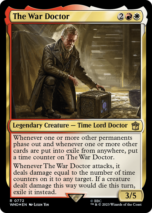 The War Doctor (WHO-772) - rare - Foil