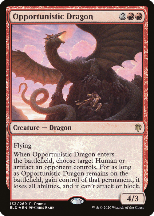 Opportunistic Dragon (MEDIA-133★) - rare - Foil
