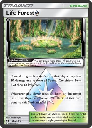 Life Forest Prism Star (180/214) - SLT  - Prism Rare - Holofoil