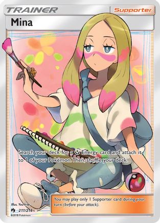 Mina (Full Art) (211) - SLT  - Ultra Rare - Holofoil
