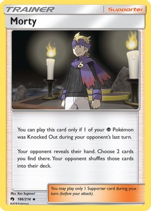 Morty (186/214) - SLT  - Uncommon - Reverse Holofoil