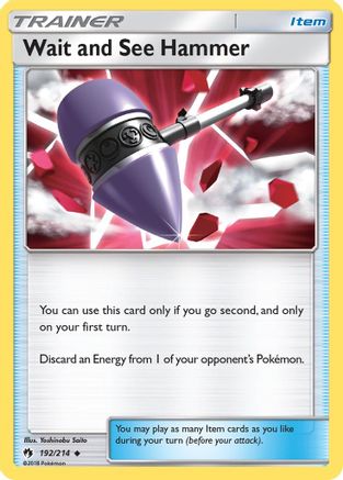 Wait and See Hammer (192/214) - SLT  - Uncommon - Reverse Holofoil