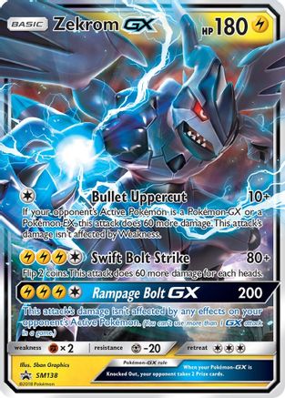 Zekrom GX (SM138) - SP  - Promo - Holofoil