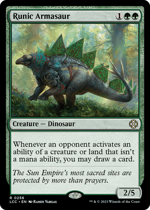 Runic Armasaur (LCC-256) - rare