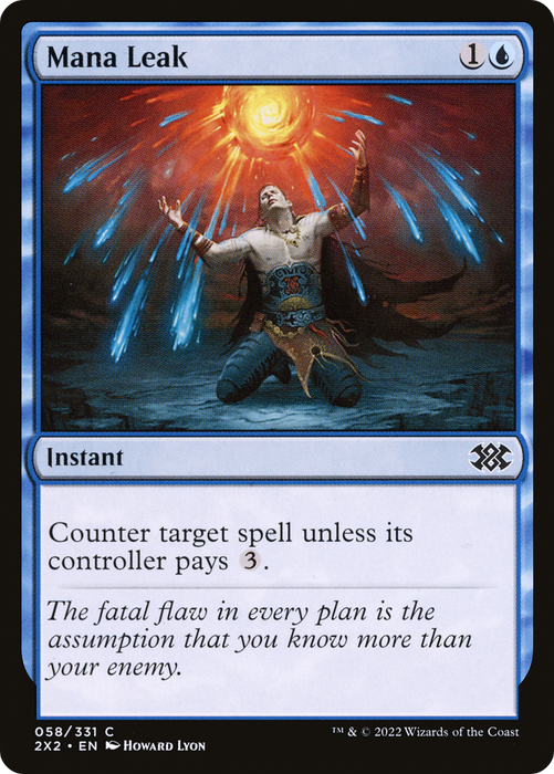 Mana Leak (2X2-058) - common - Foil