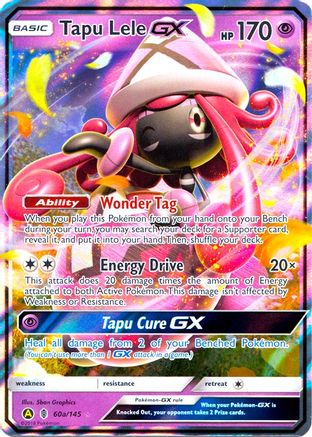 Tapu Lele GX (60a/145) - AAP  - Promo - Holofoil