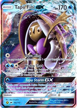Tapu Fini GX (39a/147) - AAP  - Promo - Holofoil