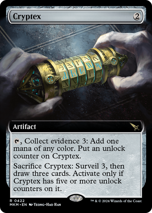 Cryptex (MKM-422) - rare: (Extended Art) - Foil