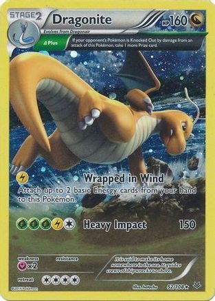 Dragonite (Cosmo Holo) (052) - MCP  - Holo Rare - Holofoil