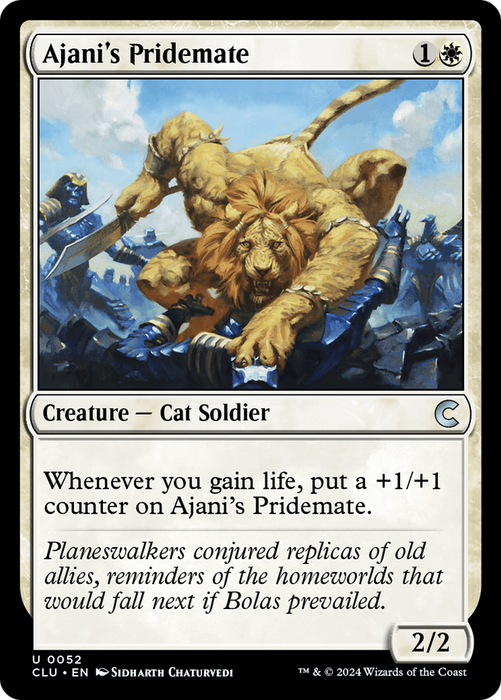 Ajani's Pridemate (CLU-052) - uncommon