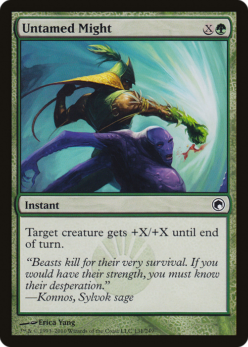 Untamed Might (SOM-131) - common - Foil