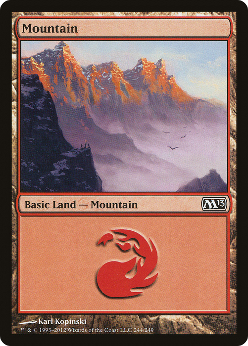 Mountain (M13-244) - common - Foil