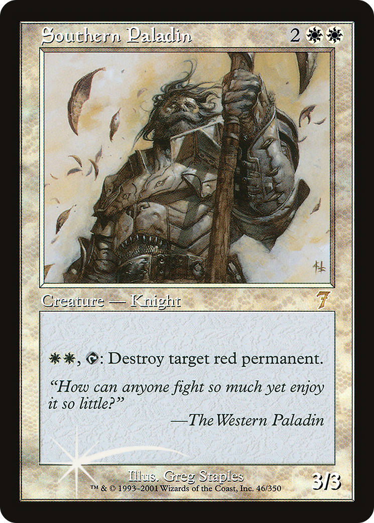 Southern Paladin (7ED-46★) - rare - Foil