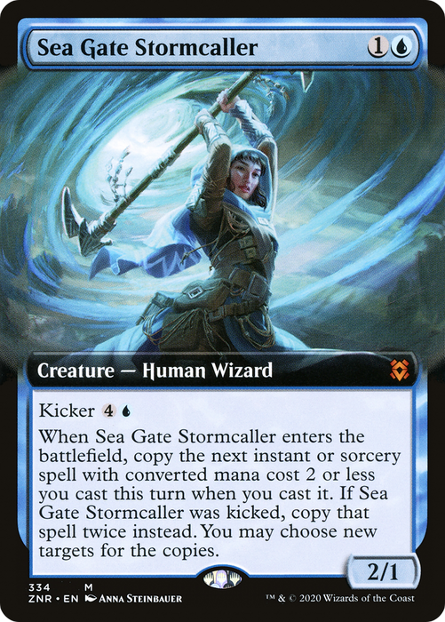 Sea Gate Stormcaller (ZNR-334) - mythic: (Extended Art)