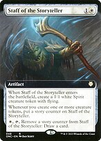 Staff of the Storyteller (ONC-048) - rare: (Extended Art)