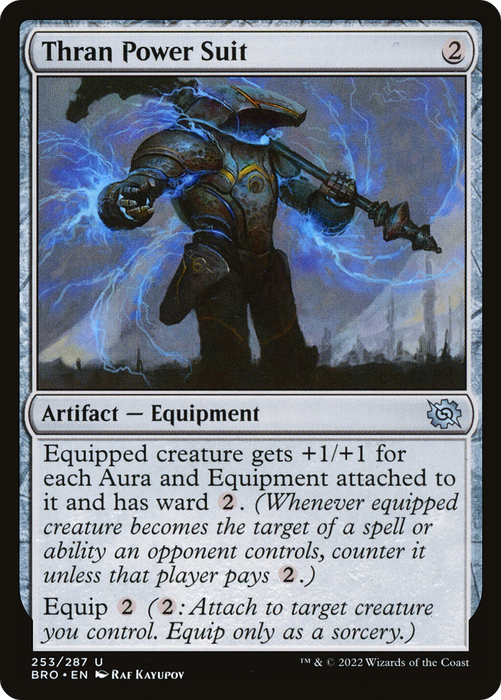 Thran Power Suit (BRO-253) - uncommon - Foil