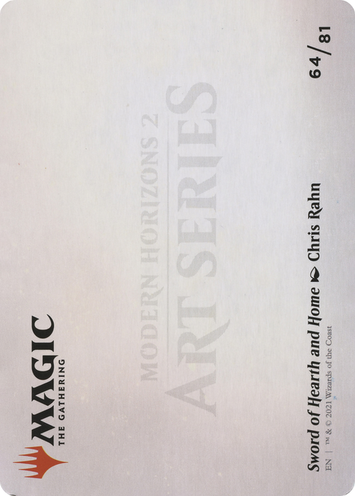 Sword of Hearth and Home // Sword of Hearth and Home (AMH2-064) - common (Borderless) - Foil