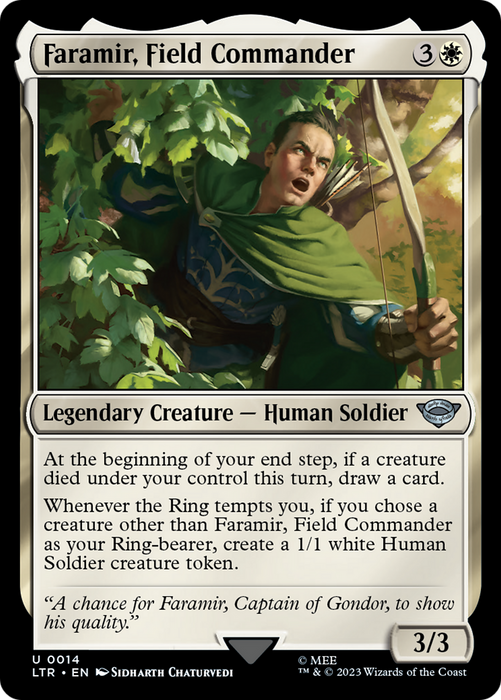 Faramir, Field Commander (LTR-014) - uncommon - Foil