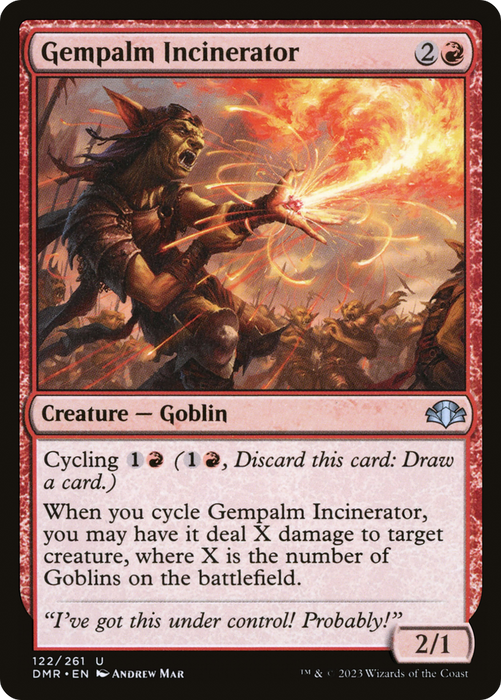 Gempalm Incinerator (DMR-122) - uncommon - Foil
