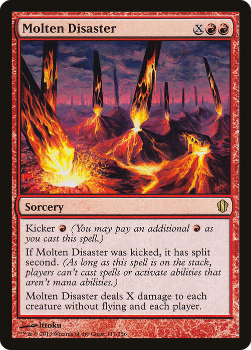 Molten Disaster (C13-117) - rare