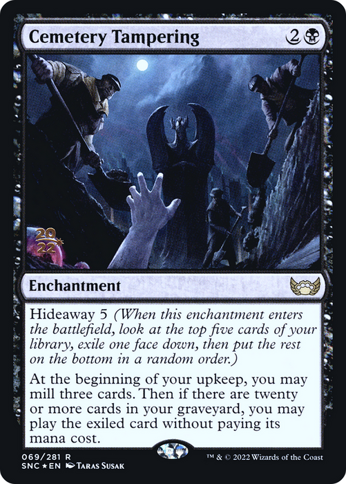Cemetery Tampering (PRE-69S) - rare - Foil