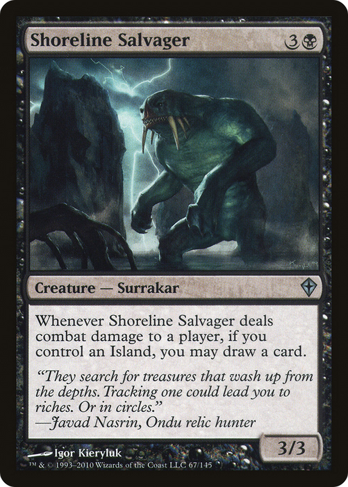 Shoreline Salvager (WWK-067) - uncommon - Foil