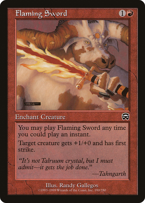 Flaming Sword (MMQ-190) - common