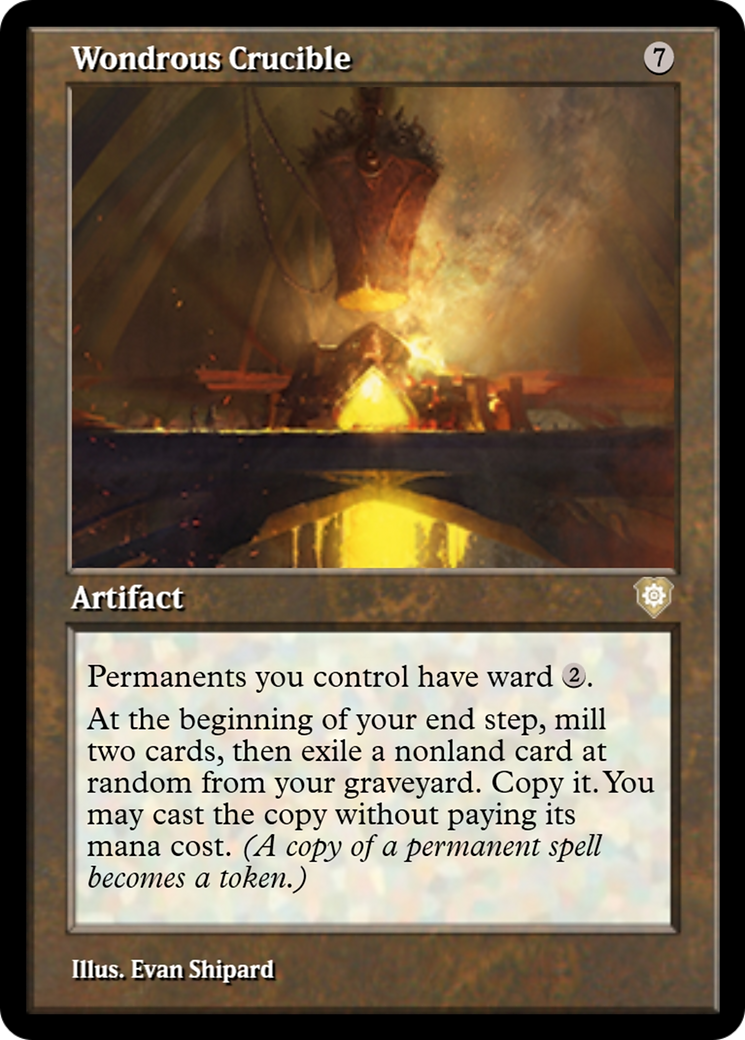 Wondrous Crucible (PRM-105850) - rare - Foil