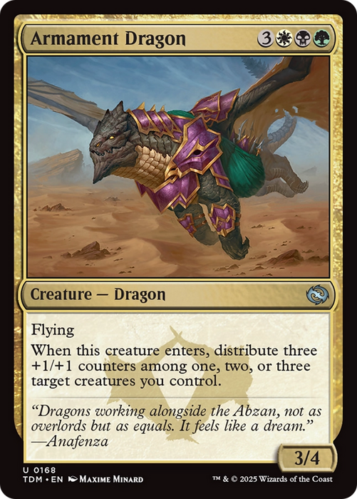 Armament Dragon (TDM-168) - uncommon - Foil
