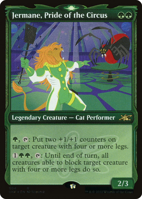 Jermane, Pride of the Circus (UNF-504) - rare: (Showcase) - Foil