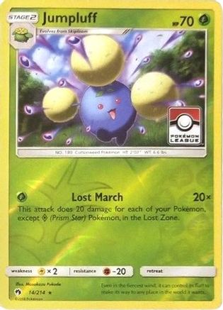 Jumpluff (014/214) - LCC  - Promo - Reverse Holofoil
