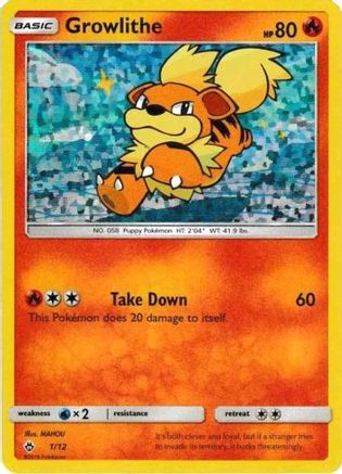 Growlithe (001/12) - MP2  - Promo - Holofoil