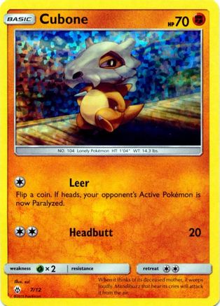 Cubone (007/012) - MP2  - Promo - Holofoil