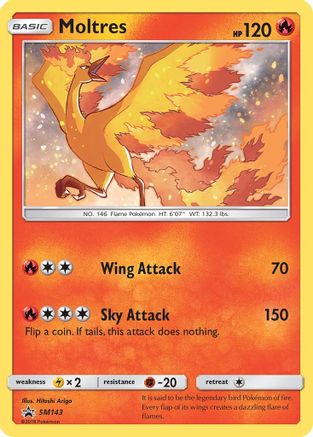 Moltres (SM143) - SP  - Promo - Holofoil