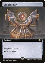 Sol Talisman (MH2-472) - rare: (Extended Art) - Foil
