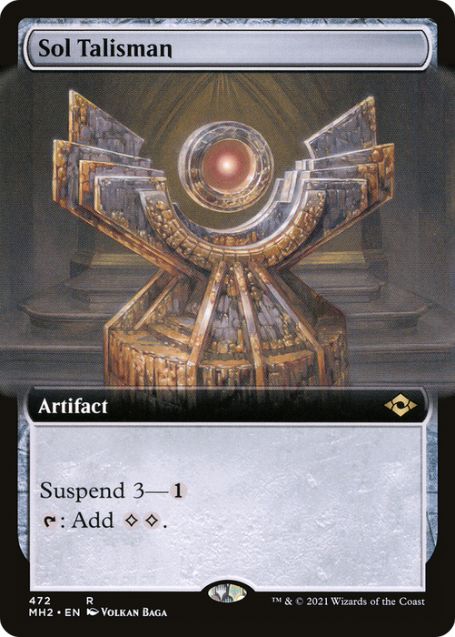 Sol Talisman (MH2-472) - rare: (Extended Art)